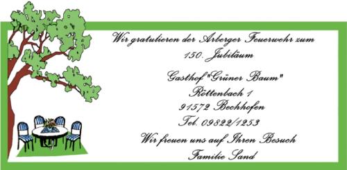 Logo des Unternehmens Gasthof GrĂŒner Baum