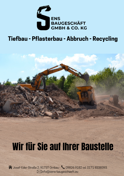 Logo des Unternehmens BaugeschÀft Sens GmbH & Co. KG